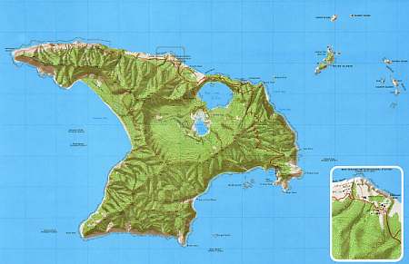 Location map showing the
Republic of Raoul with
other lands in the
southern Pacific.